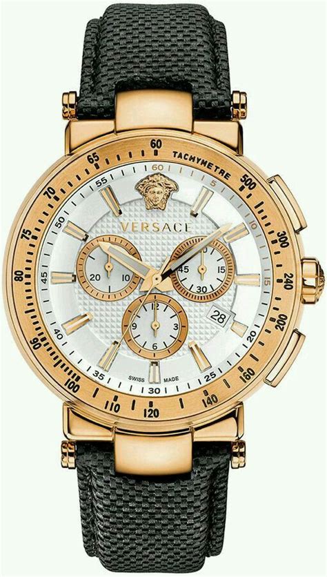 versace automatic|Versace chronograph watch.